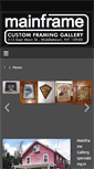 Mobile Screenshot of mainframecustomframing.com